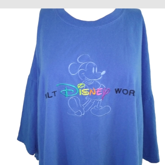 Walt Disney World Unisex Disney Blue Tshirt XXL - Picture 2 of 10
